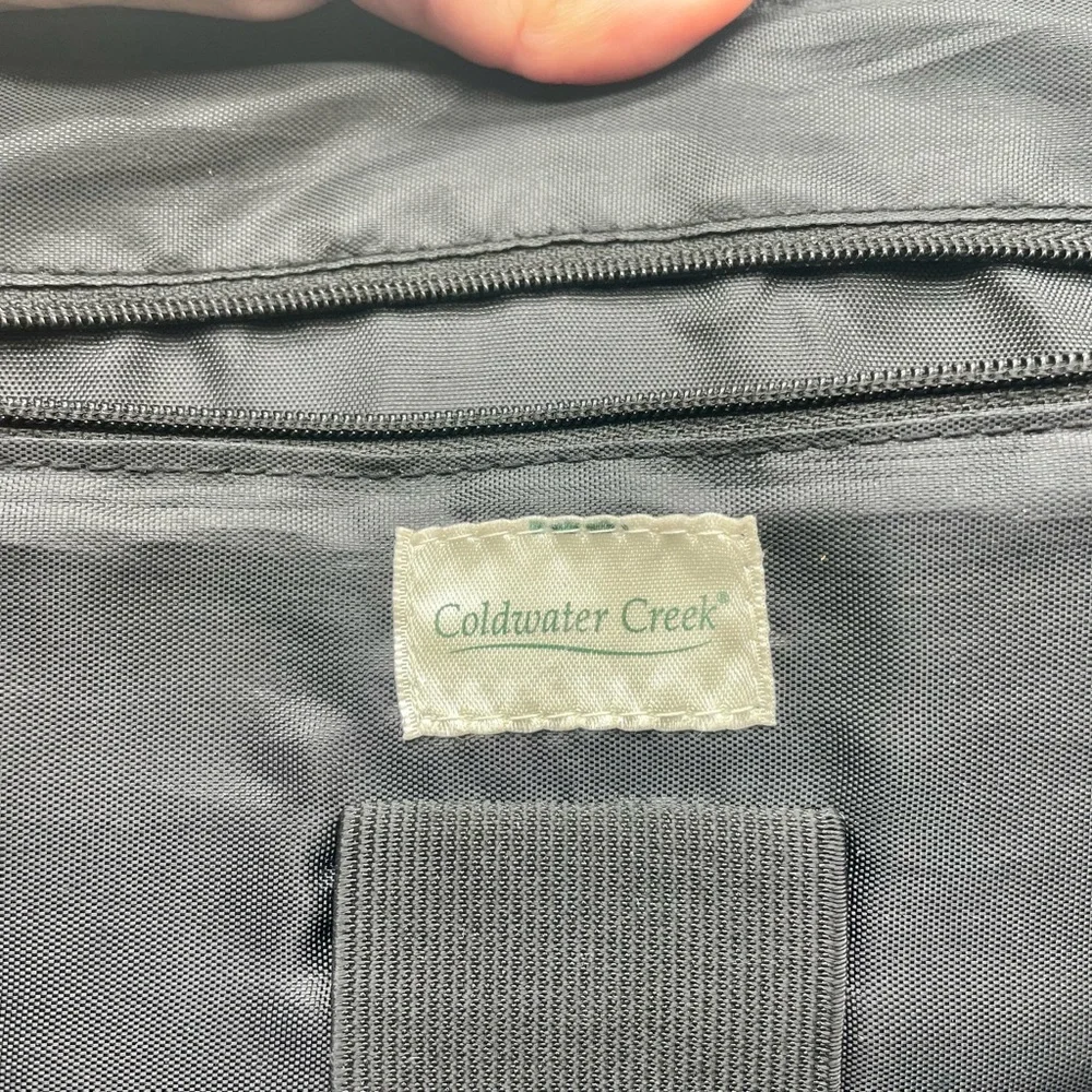 Coldwater Creek Black Labtop Work Shoulder Bag - Picture 6 of 11